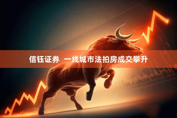 信钰证券  一线城市法拍房成交攀升