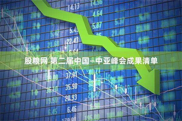 股粮网 第二届中国—中亚峰会成果清单