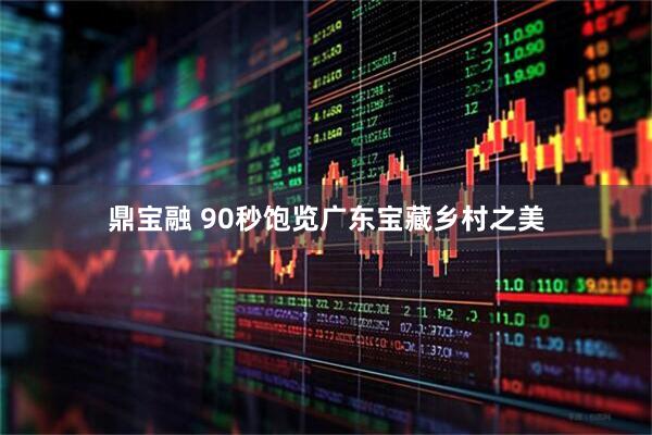鼎宝融 90秒饱览广东宝藏乡村之美